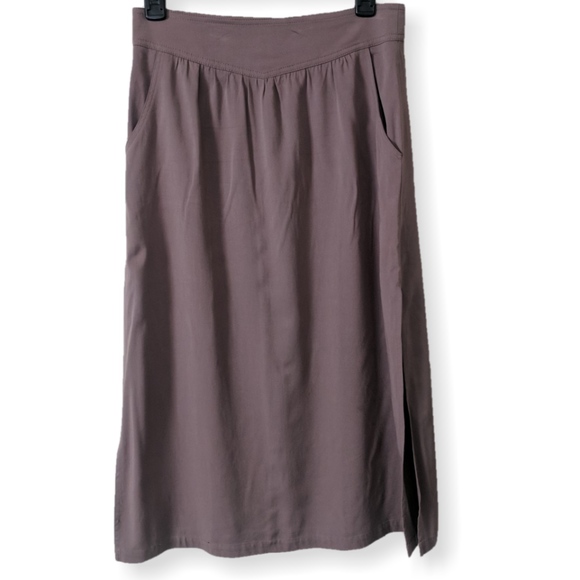 Blush midi skirt w side slits NWOT - Picture 1 of 3